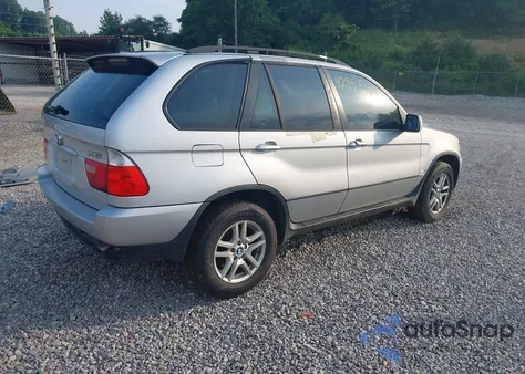 2005 BMW X5 3.0I из США, поврежденный, VIN 5UXFA13525LY08648